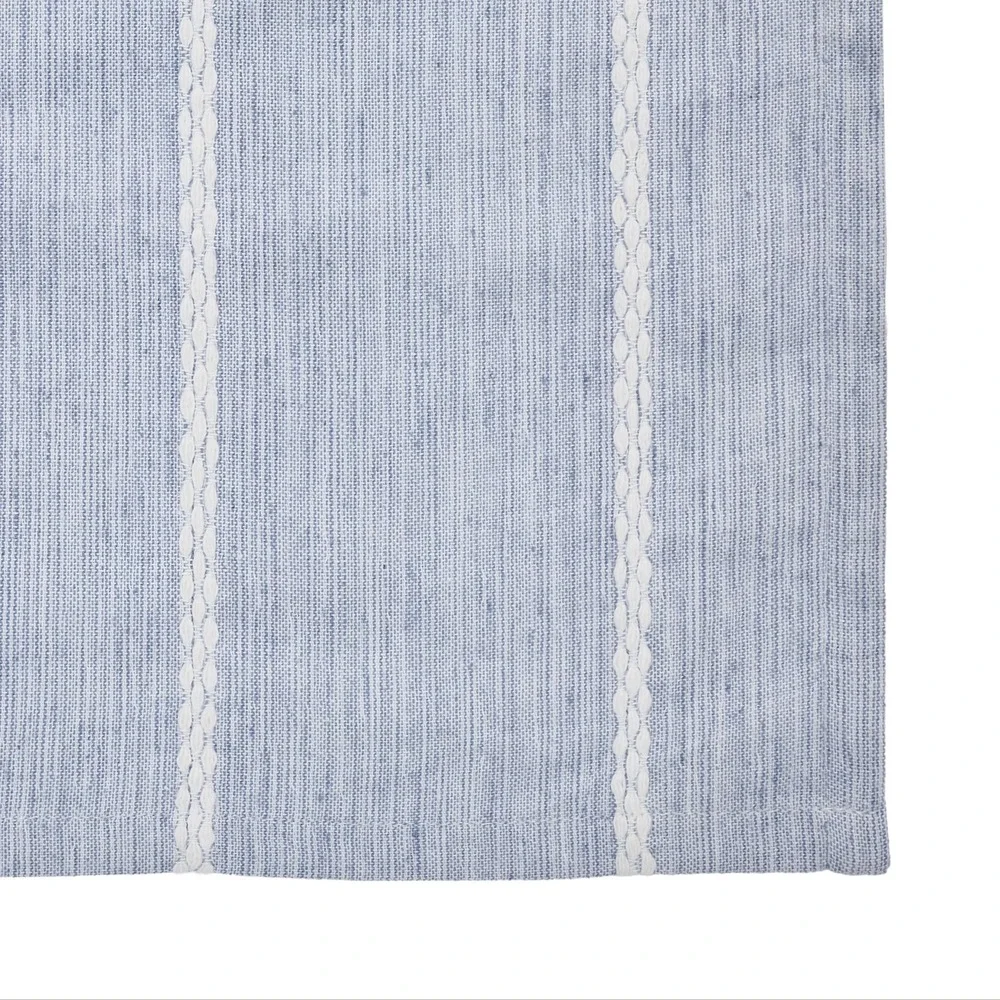 My Texas House Sutton Pick Stitch 3pc Kitchen Set Blue Stripe - Walmart